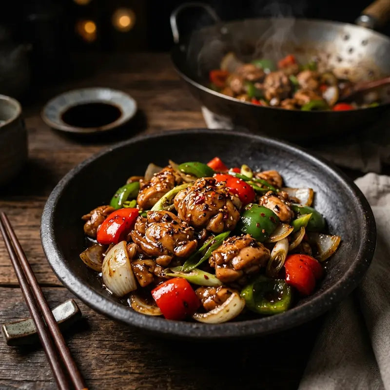 Asian Black Pepper Chicken