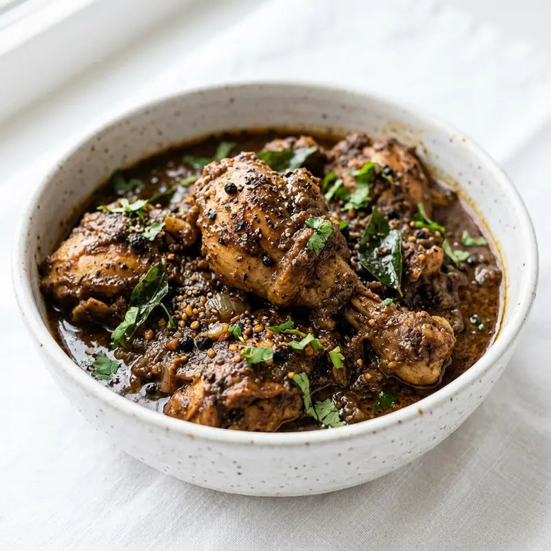 Indian Chettinad Pepper Curry