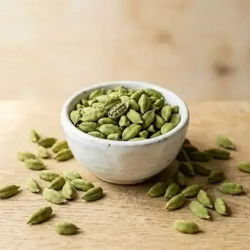 Cardamom in bowl