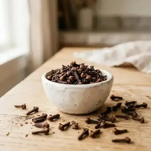 Cloves in bowl