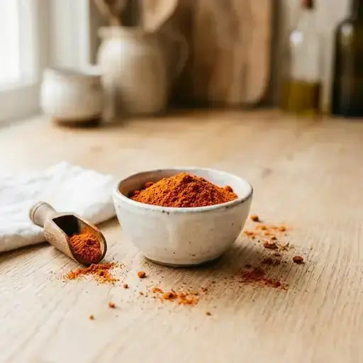 Paprika in bowl