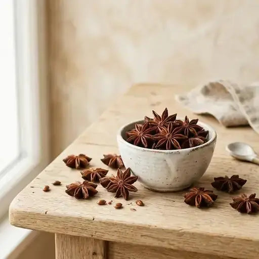 Star Anise in bowl