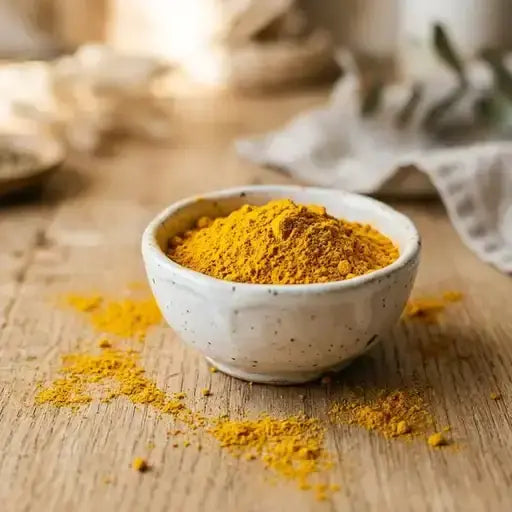 Turmeric in bowl