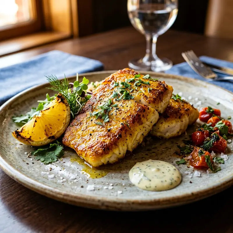 Turmeric Marinated White Fish